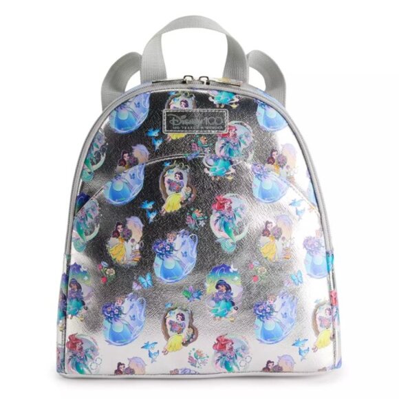 Disney Handbags - NWT! Disney 100 Limited Edition Princess Mini Backpack Jasmine Cinderella Belle